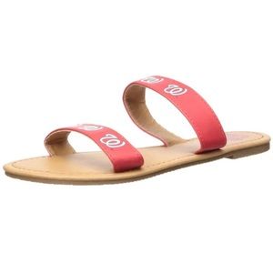 NWT FOCO Washington Nationals Sandals